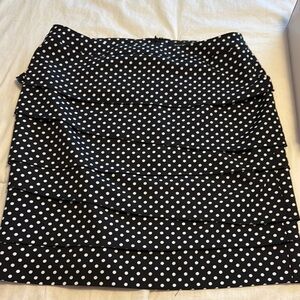 White House Black Market Black and White Mini Pencil Skirt